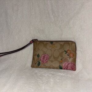Coach Tan Prairie Wristlet